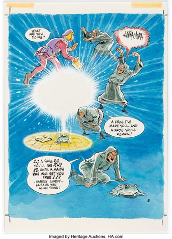 Will Eisner Prinsessen og frøen Princess and the Frog Story Page 5 ...